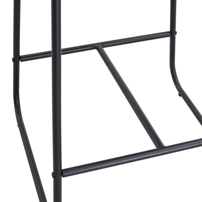 (Set of 2) Retro Bar Chairs, Comfortable Stools Suitable For Industrial And Vintage Style Settings - Brown