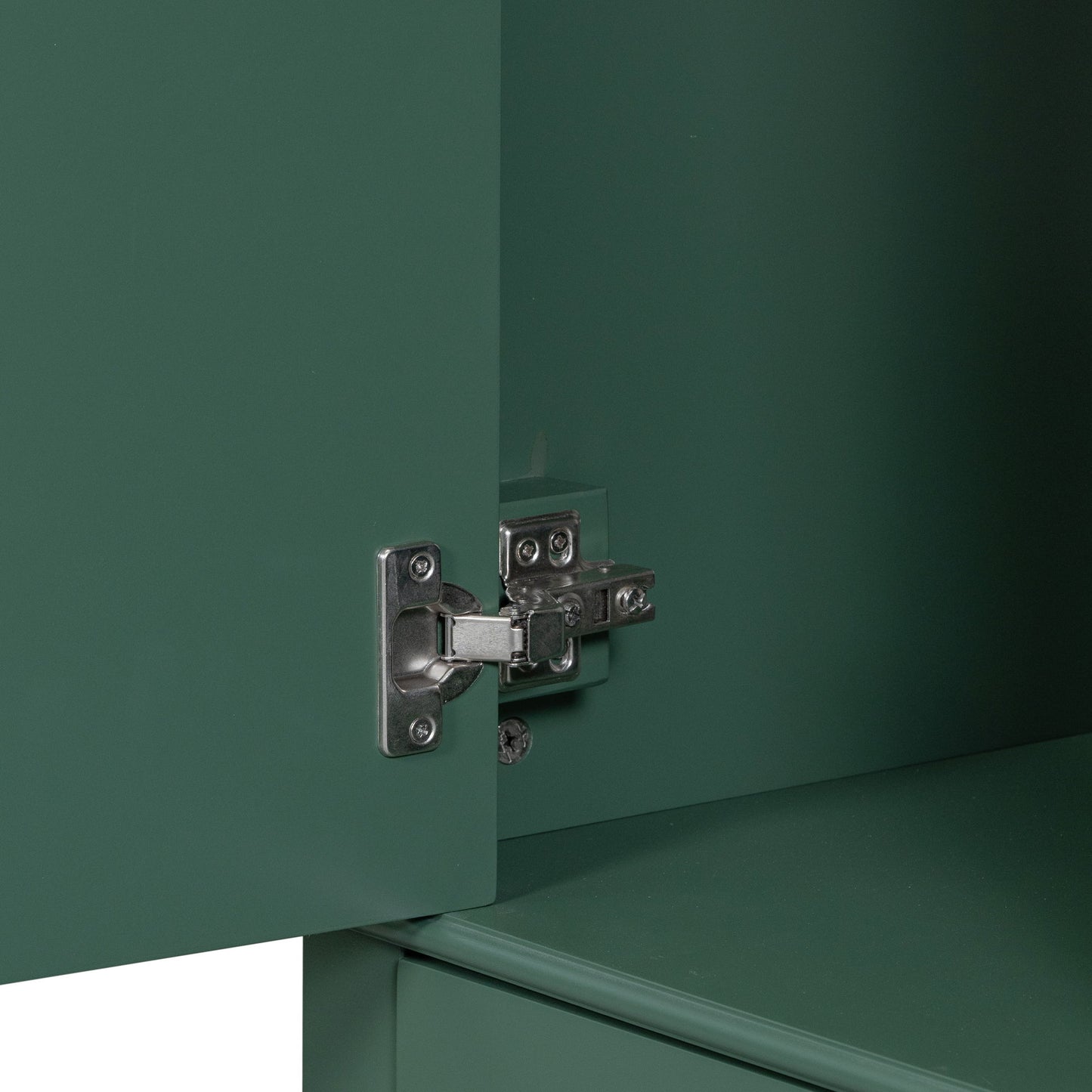 Bathroom Vanity, Modern Bathroom Cabinet With Sink Combo Set, Bathroom Storage Cabinet With A Soft Closing Door And 3 Drawers, Solid Wood Frame - Green