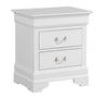 Louis Phillipe - Elegant Nightstand - White