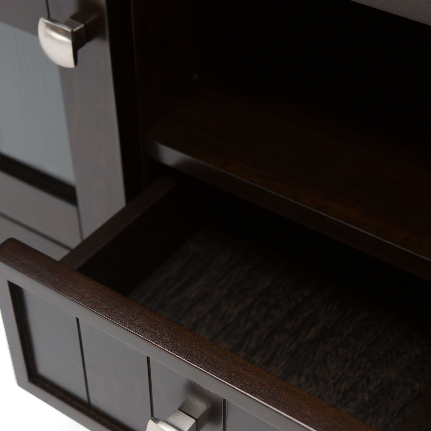 Acadian - TV Media Stand - Brunette Brown