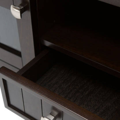 Acadian - TV Media Stand - Brunette Brown