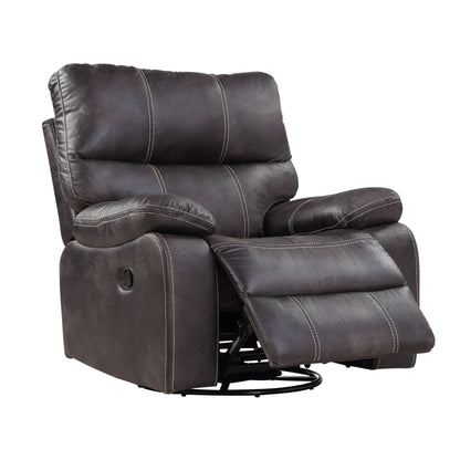 Hooper - Swivel Gliding Recliner - Gray