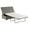 Convertible Ottoman Sleeper With Memory Mattress - Gray - Gray