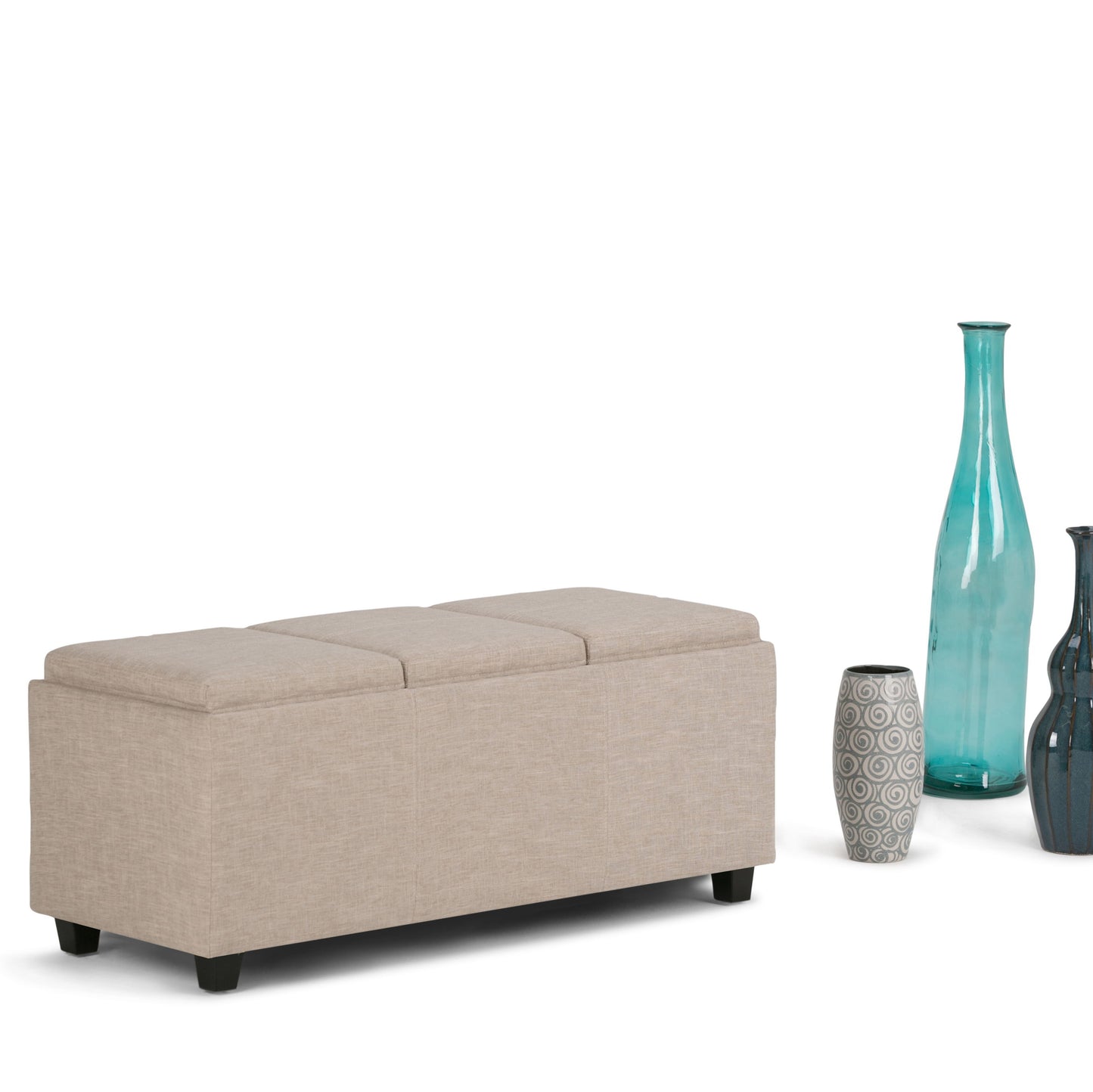 Avalon - Storage Ottoman - Natural