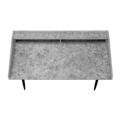 Computer Desk For Home Office, Laptop, Storage Shelves, Versatile Placement - Gray