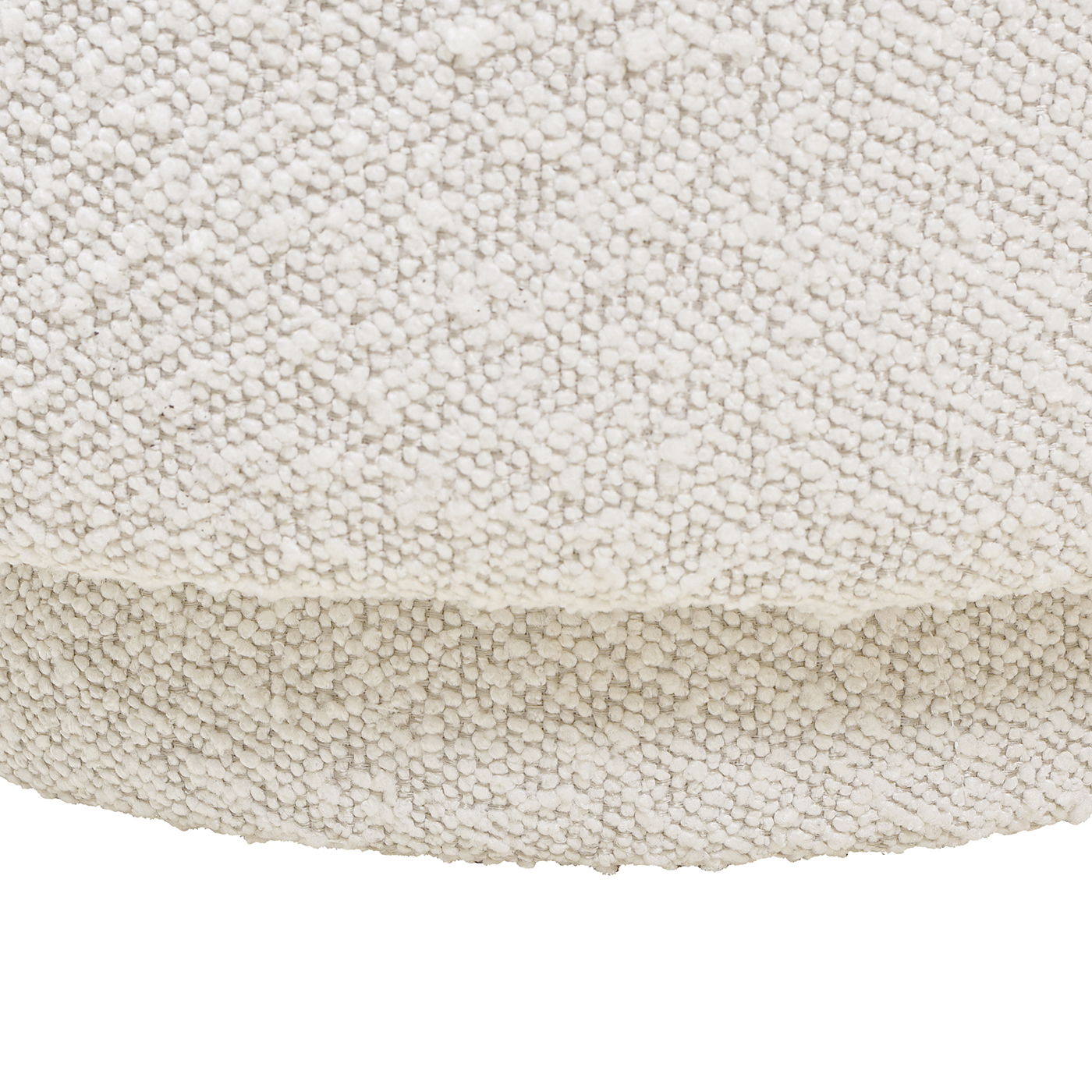 Fuji - Mushroom Footstool Ottoman - Ivory White