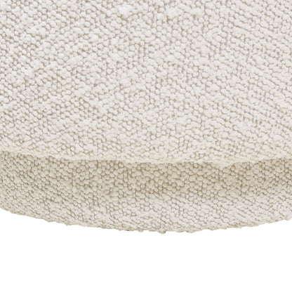 Fuji - Mushroom Footstool Ottoman - Ivory White