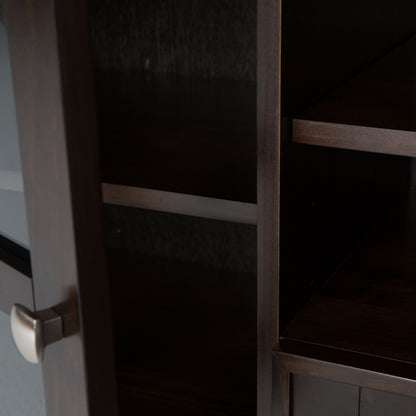 Acadian - TV Media Stand - Brunette Brown