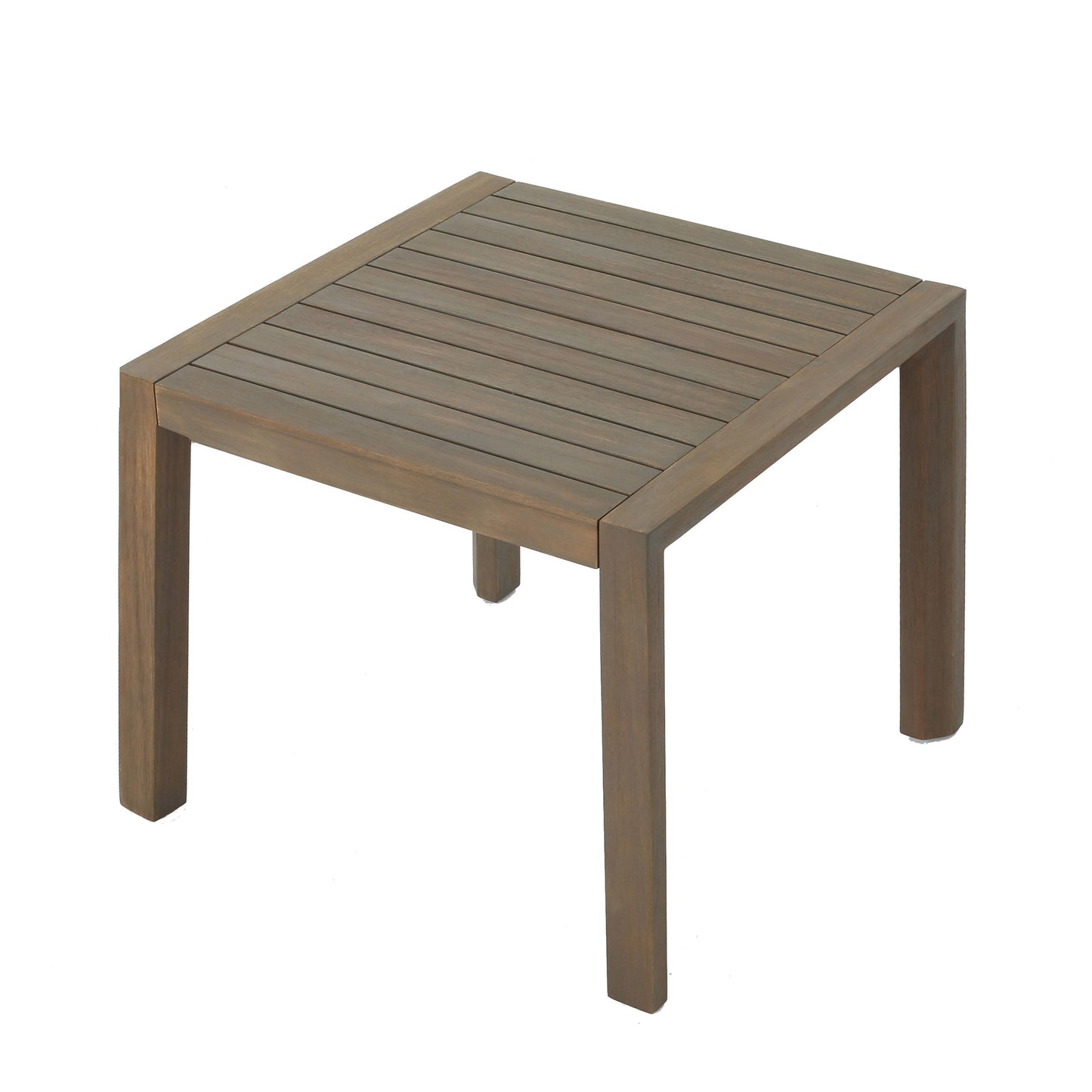 Celestaria - 3 Piece Outdoor Chat Set With Adirondack Chairs, Cushions And Side Table - Gray