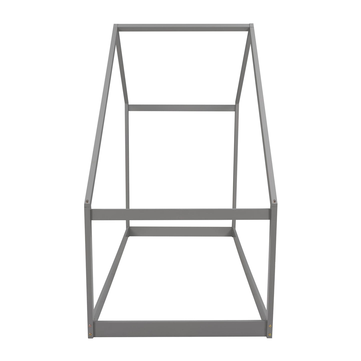 Twin Size Playhouse Style Bed - Gray