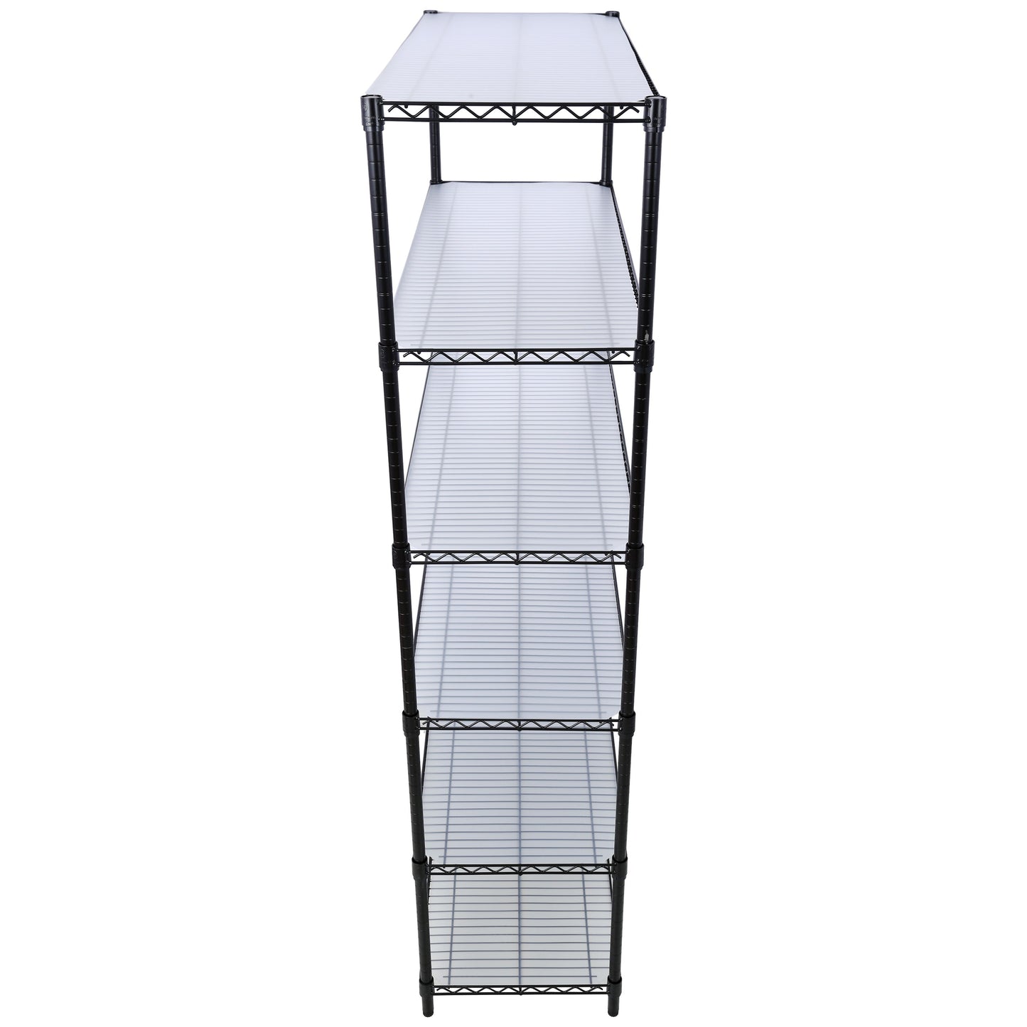 84" x 48" x 20" 6 Tier 6000Lbs Capacity Nsf Metal Shelf Wire Shelving Unit, Heavy Duty Adjustable Storage Rack With Wheels & Shelf Liners For Commercial Grade Utility Steel Storage Rack - Black