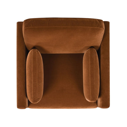Knox - Modern Farmhouse Arm Chair - Burnt Orange
