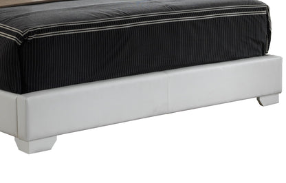 Queen Elegant Platform Bed For Relaxed Spaces - White