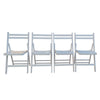 Folding Special Event Chairs, Foldable Style (Set of 4) - White