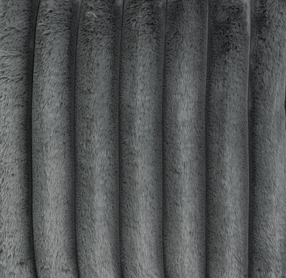 Sky Luxe - Minky Gunmetal Memory Foam Lounger - Gray