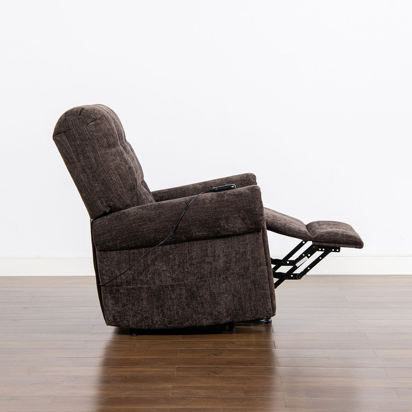 Irwin - Power Lift Recliner Chair - Chocolate Brown