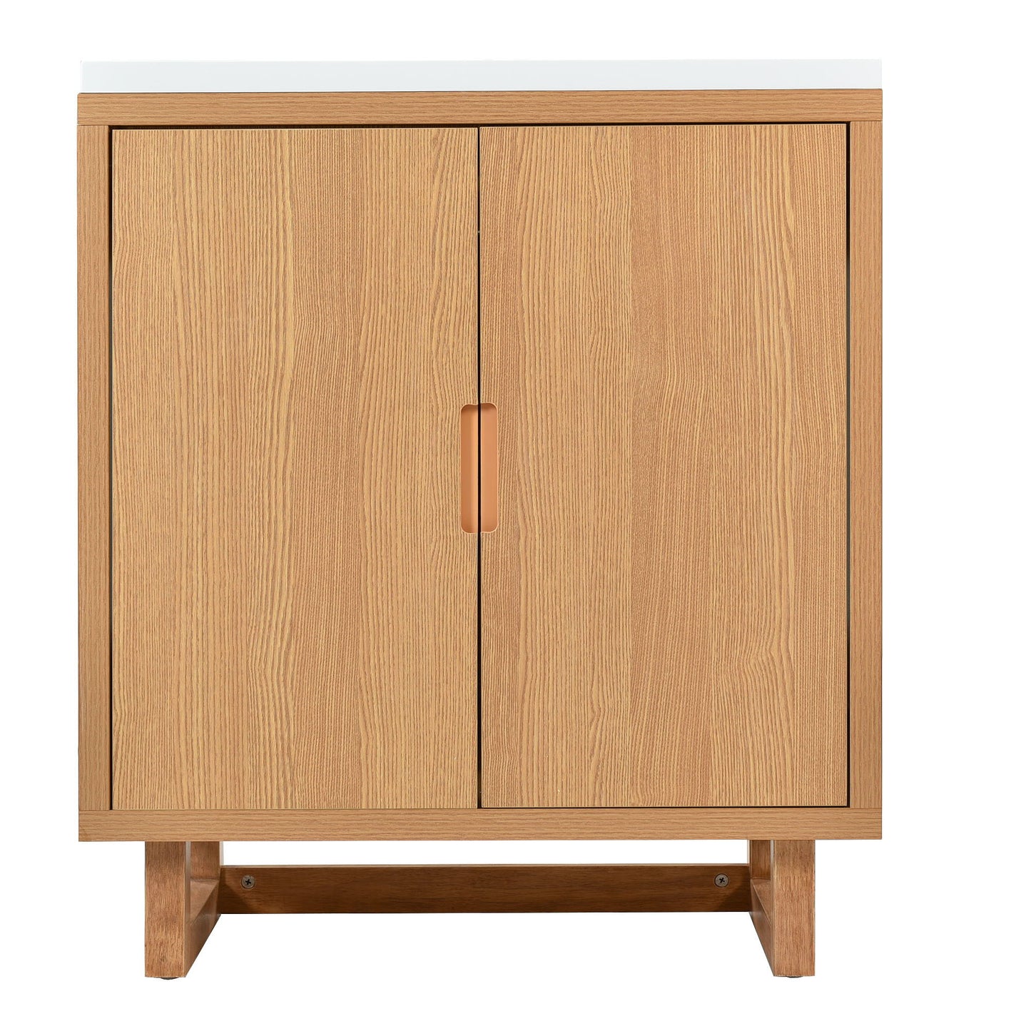 Bathroom Vanity Set With Sink, Combo Cabinet, Bathroom Storage Cabinet, Solid Wood Frame - Burly Wood