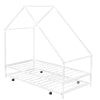 Twin Size House Bed & Trundle - White