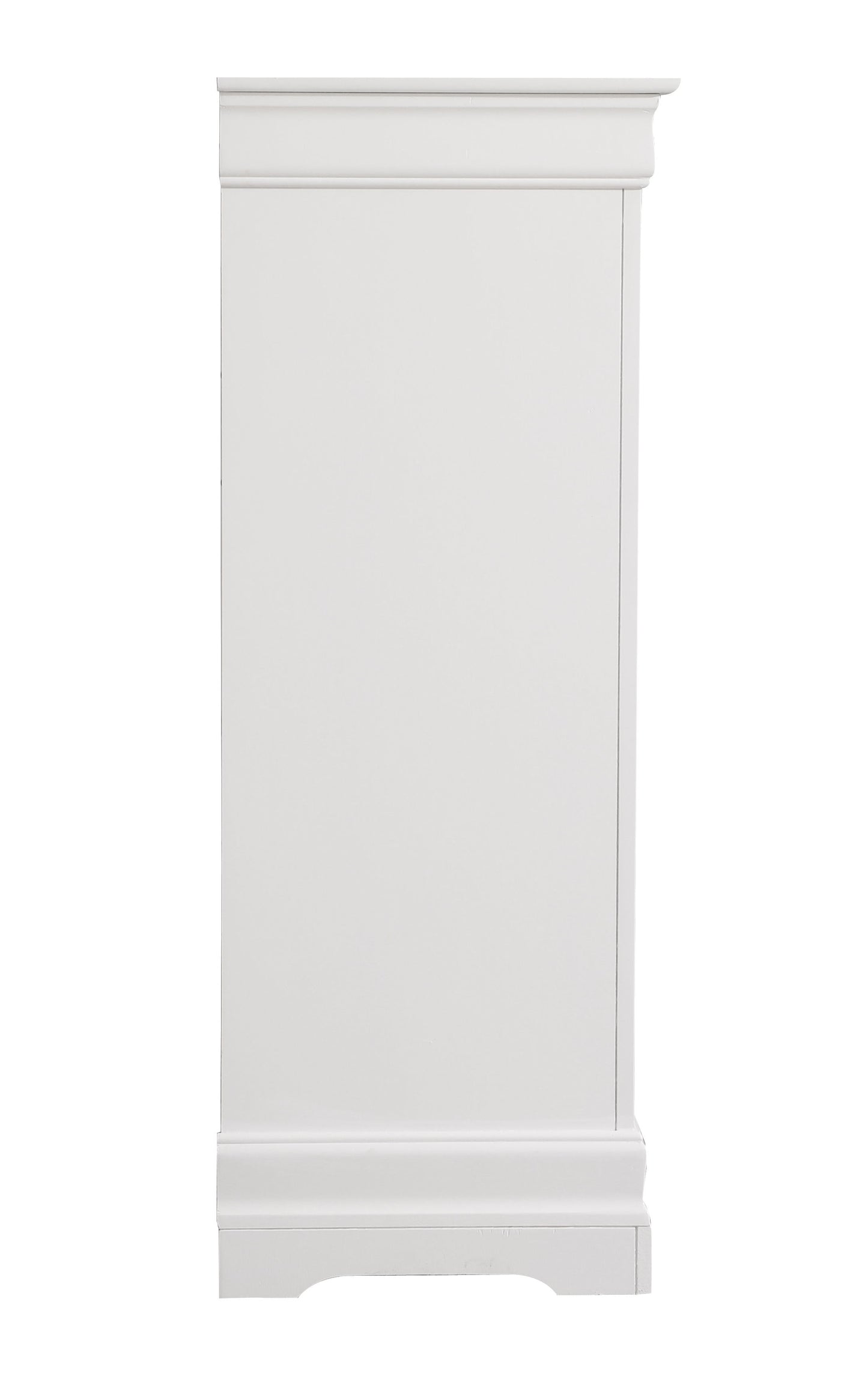 Traditional Style Storage Chest - White