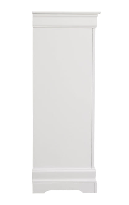 Traditional Style Storage Chest - White