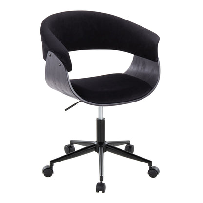 Vintage Mod - Mid-Century Modern Office Chair - Black