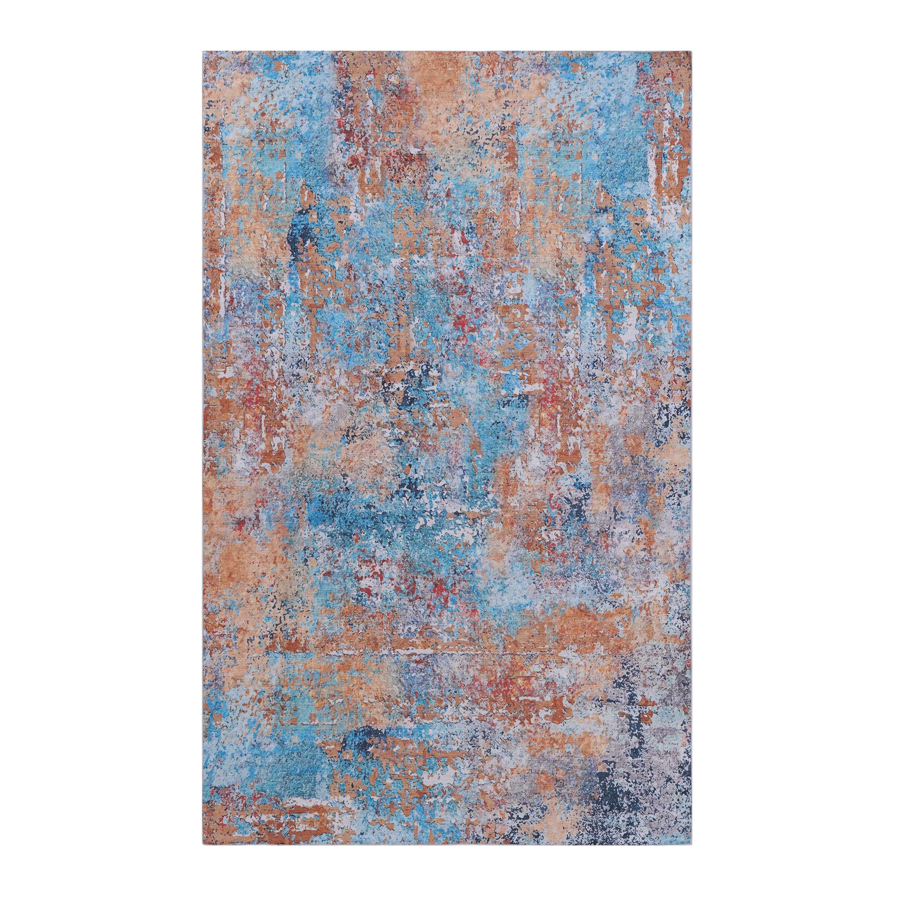 Maval - 5' X 8' Area Rug Washable Arearug - Multi