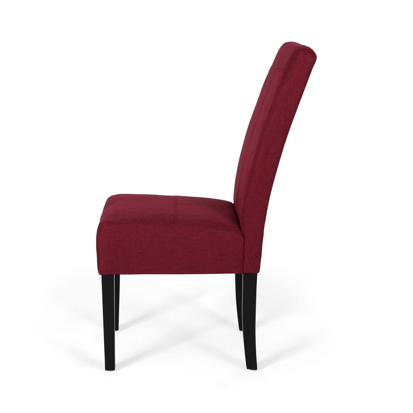 Pertica - Dining Chair Upholstered Armless Chairs (Set of 2) - Red