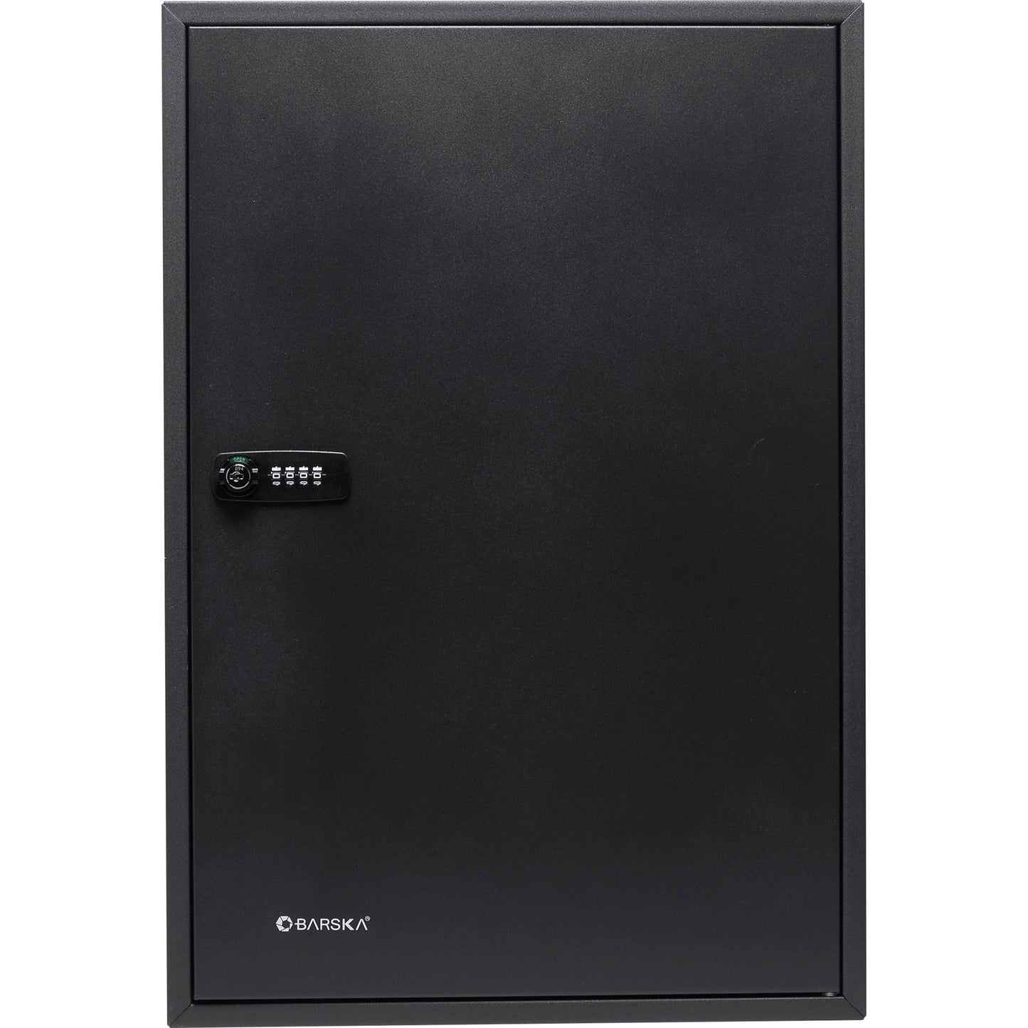 300 Key Adjustable Key Cabinet With Combination Lock - Black