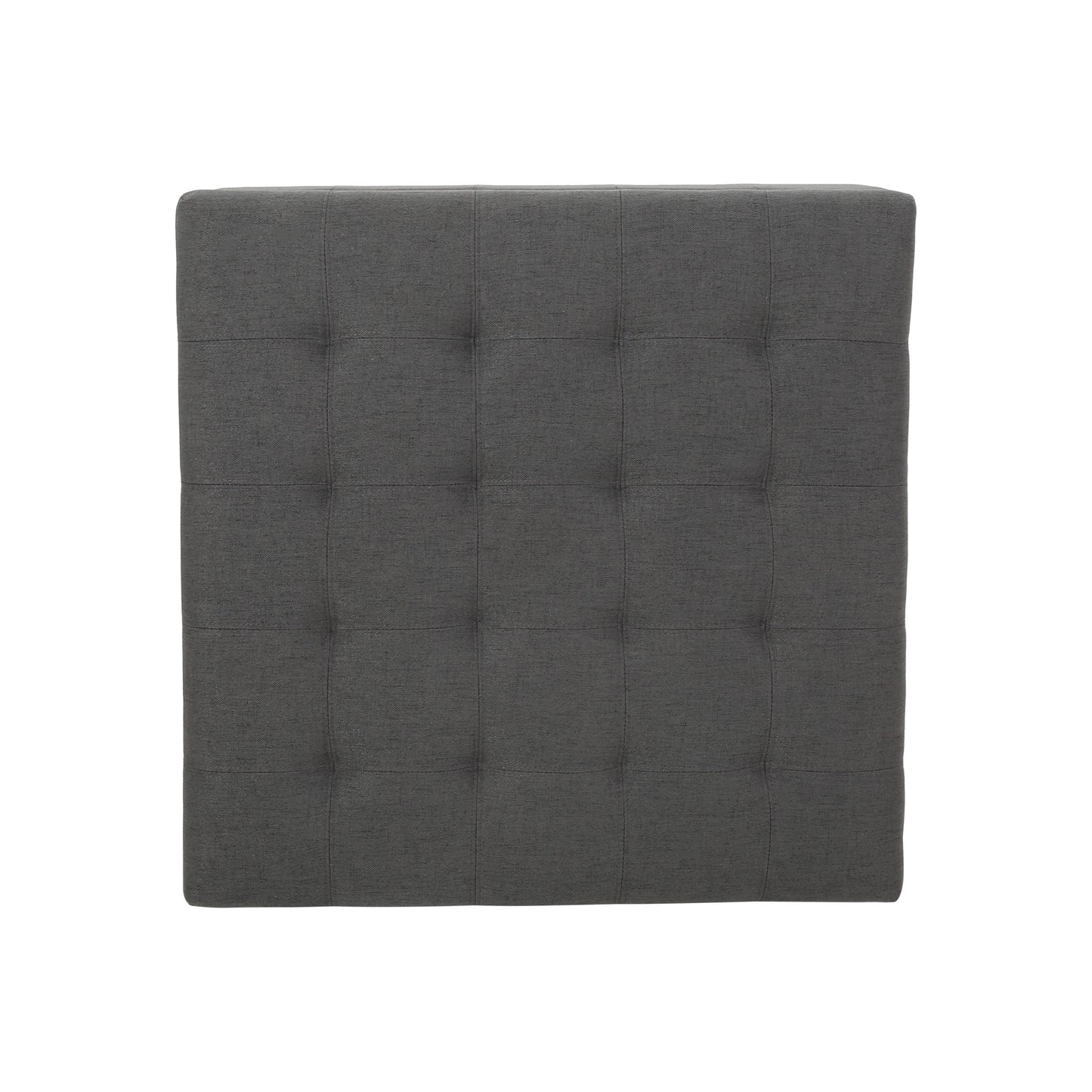 Isabella - Ottoman Contemporary Storage Solution - Dark Gray