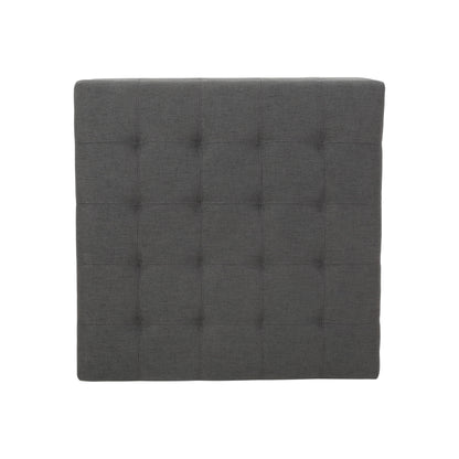 Isabella - Ottoman Contemporary Storage Solution - Dark Gray