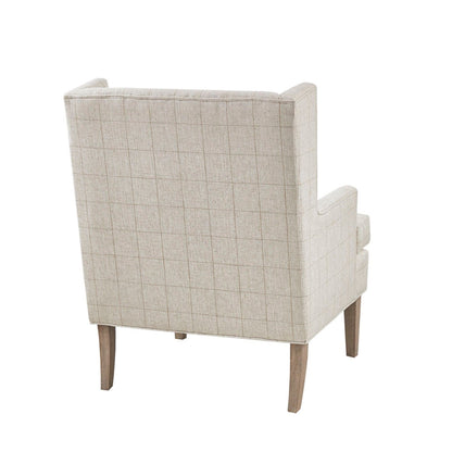 Farmhouse Style Accent Chair - Beige