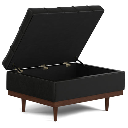 Mariah - Coffee Table Storage Ottoman - Black