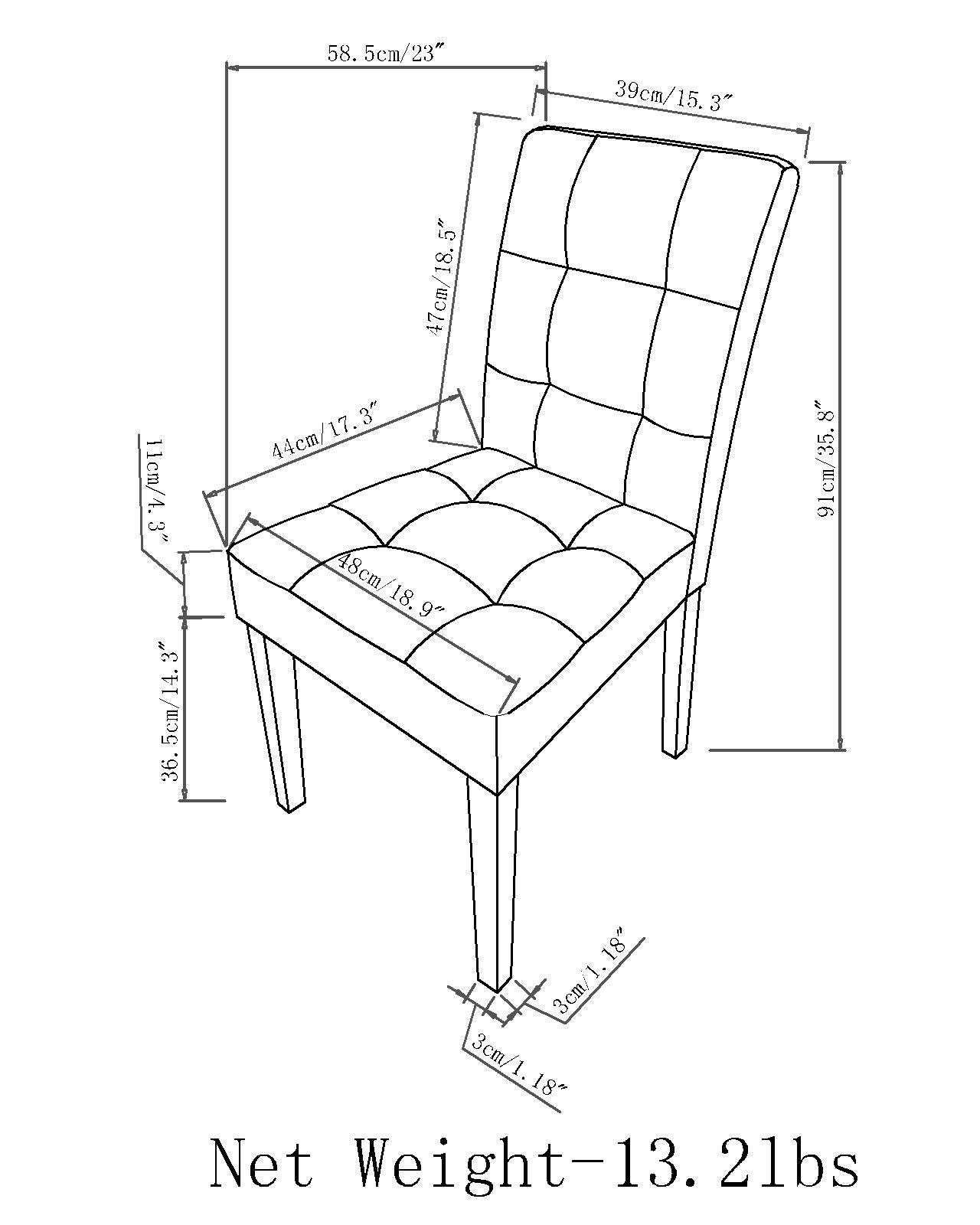 Andover - Parson Dining Chair (Set of 2) - Slate Gray