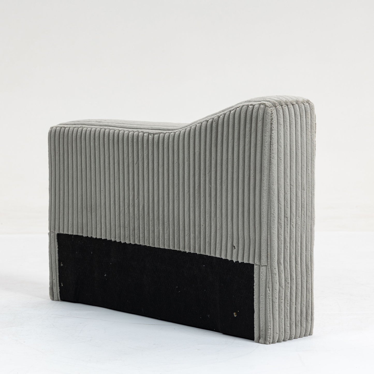 Modular Sofa Single Armrest Backrest Module For Modular Sectional Sofa Couch Side Armrest - Gray