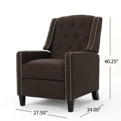 Classic Push Back Chair - Coffee