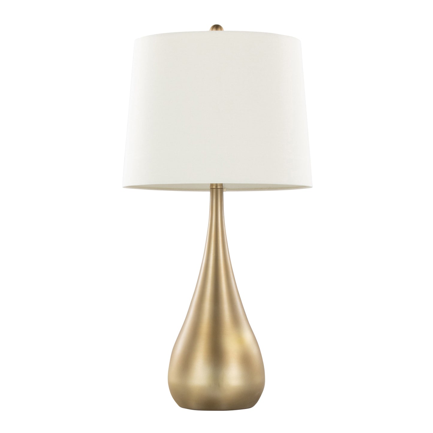Pebble - Contemporary Table Lamp (Set of 2) - Gold / White
