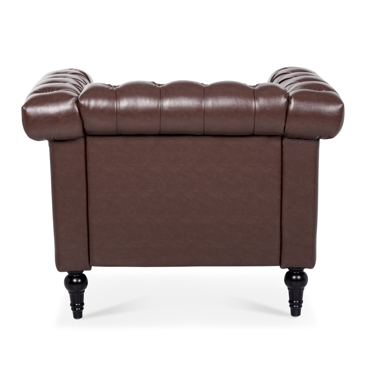 1 Seater Aesthetic Sofa For Living Room - Brown