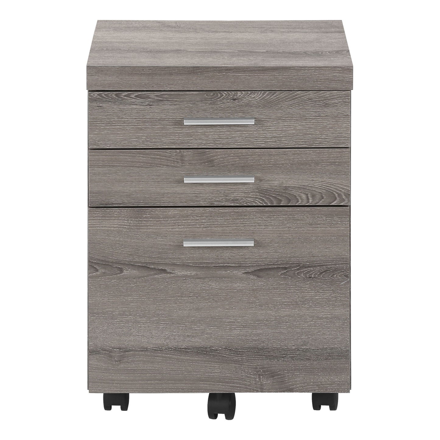 File Cabinet, Rolling Mobile, Storage Drawers, Printer Stand, Office, Contemporary And Modern - Taupe