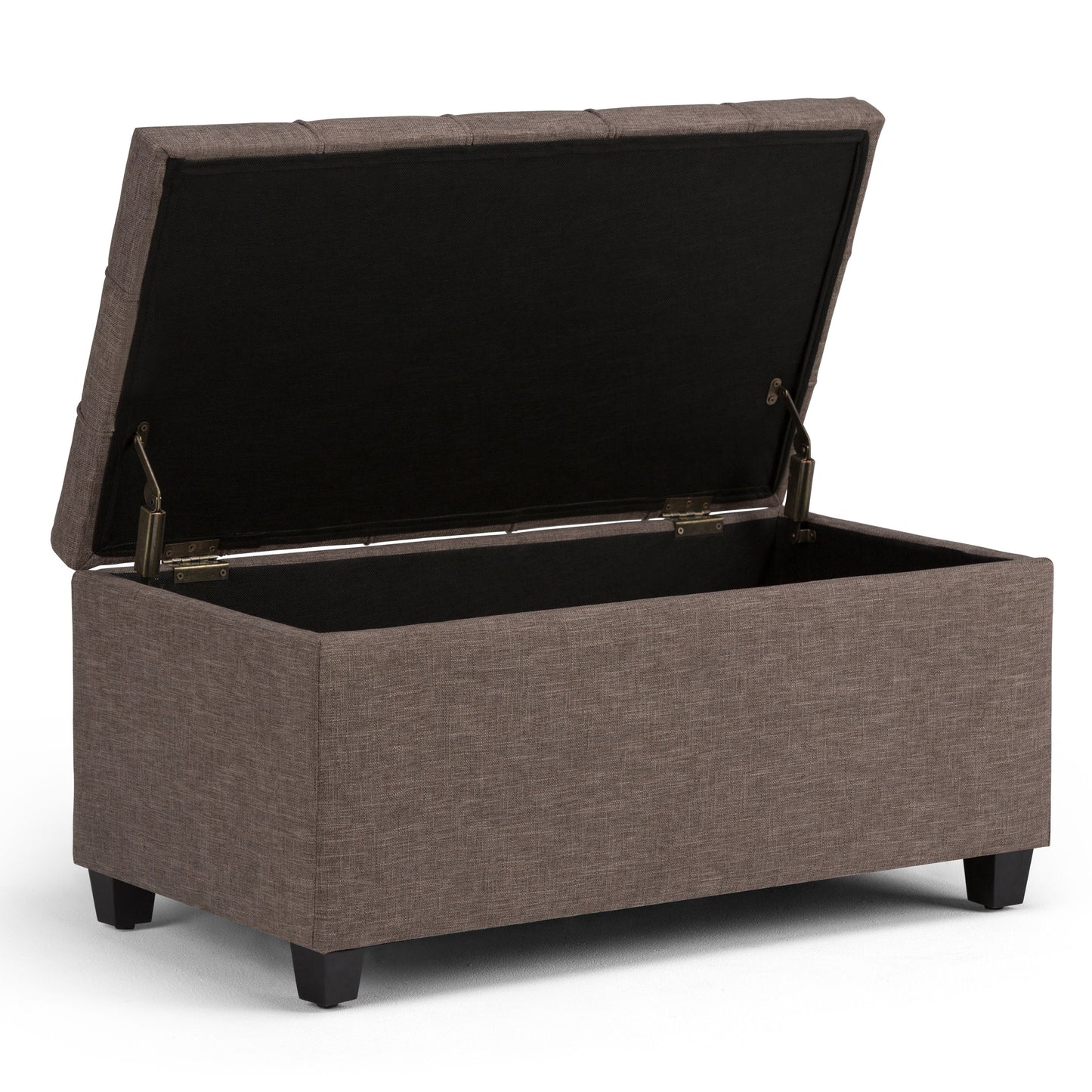 Sienna - Storage Ottoman Bench - Fawn Brown