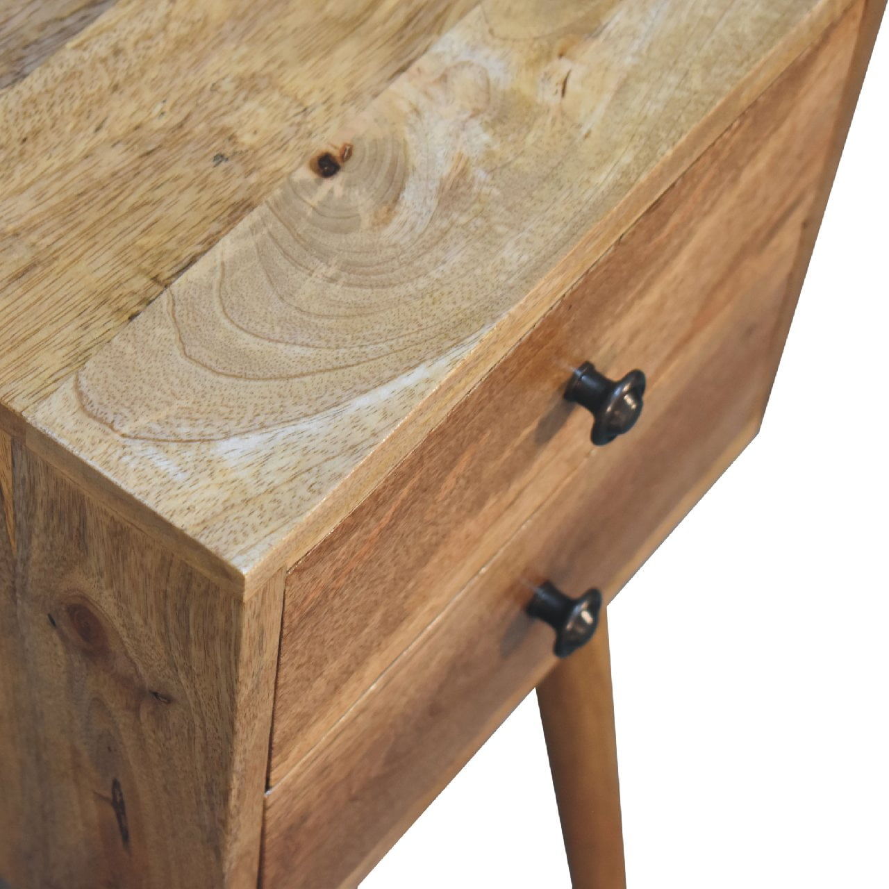 Mini 2 Drawer Nightstand - Oak
