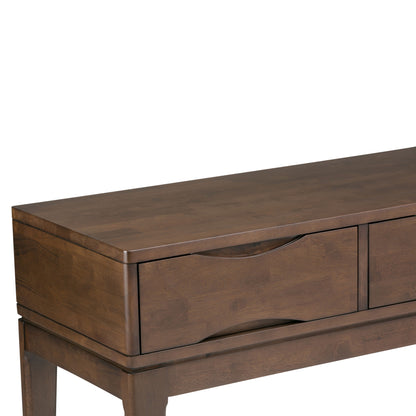 Harper - Console Sofa Table - Walnut Brown