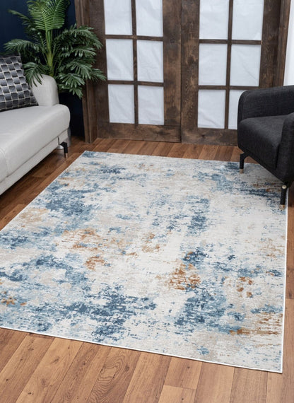 Elegance - 7'10" X 10'3" Area Rug - Multi Beige