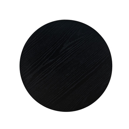 Coffee Table (Set of 2), Round Coffee Table, Modern Side Tables Accent End Table For Living Room - Black