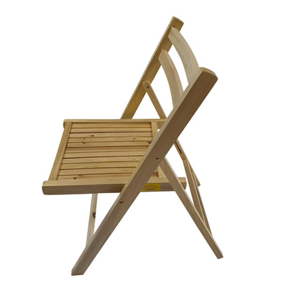 Folding Special Event Chairs, Foldable Style (Set of 4) - Wood