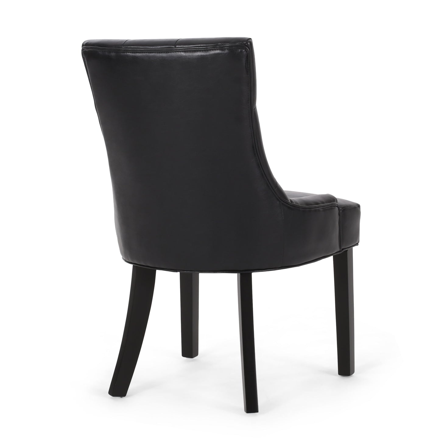 Cheney - Dining Chair (Set of 2) - Contemporary Style With Tufted Diamond Stitching - Black