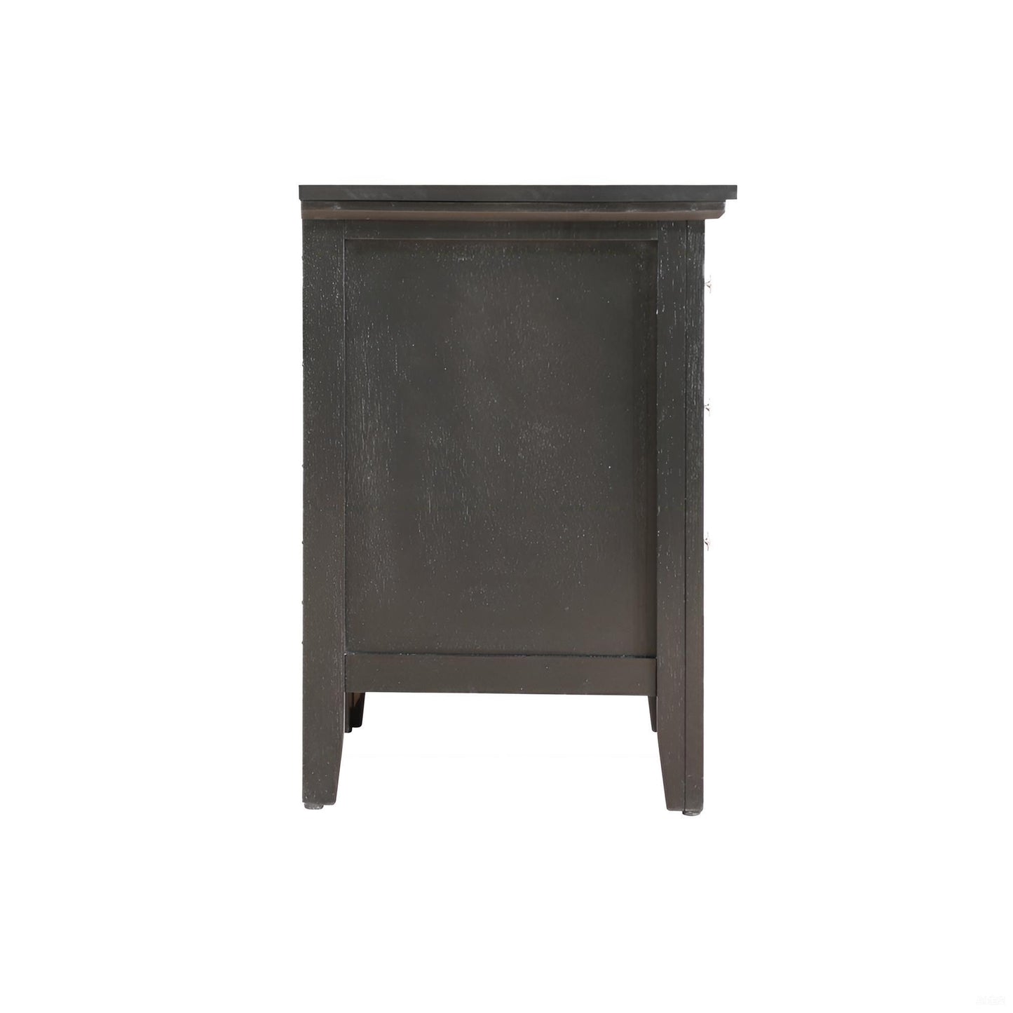 3 Drawer Nightstand - Black