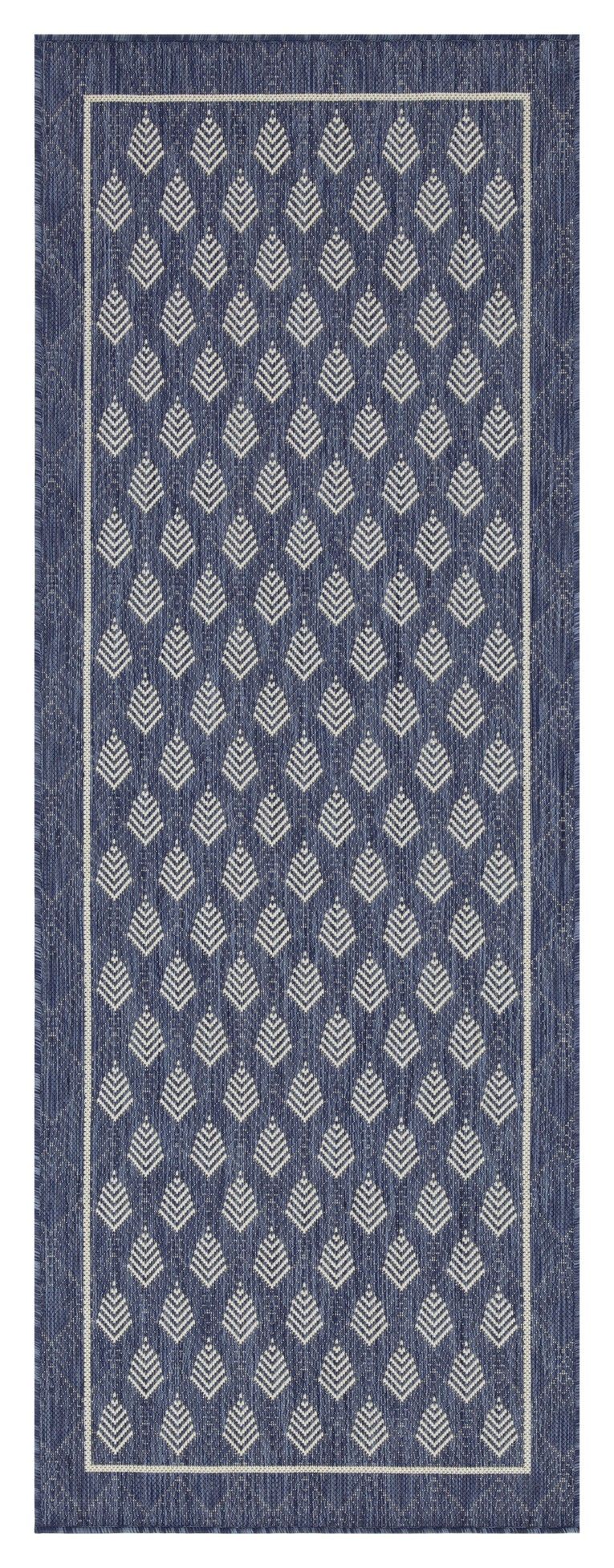 Sunshine - 7'10" X 10'3" Indoor, Outdoor Area Rug Polyester - Blue