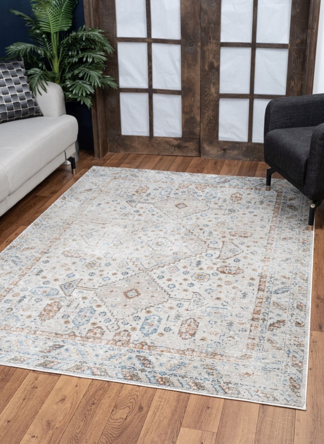 Noble - 7'10" X 10'3" Area Rug - Ivory