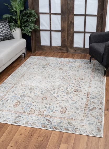 Noble - 7'10" X 10'3" Area Rug - Ivory