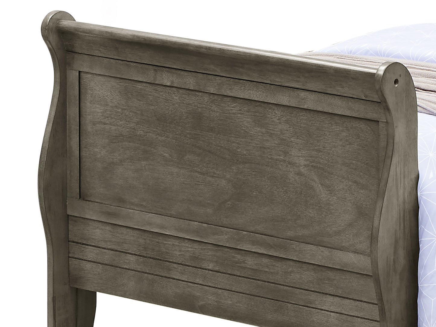 Twin Bed For Cozy Spaces Traditional - Gray